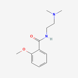 molecular formula C12H18N2O2 B1212775 N-(2-Dimethylaminoethyl)-2-anisamide CAS No. 78798-46-6