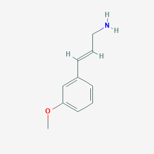 molecular formula C10H13NO B12127799 2-Propen-1-amine, 3-(3-methoxyphenyl)- 