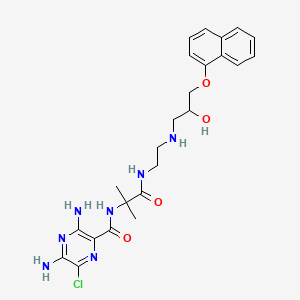 molecular formula C24H30ClN7O4 B1212780 Ici 147798 CAS No. 83812-65-1