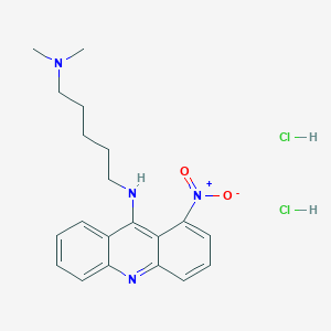 1-Nitro-9-(5-dimethylaminopentylamino)-acridine dihydrochloride