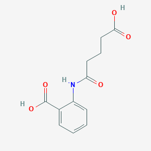 molecular formula C12H13NO5 B12127854 2-[(4-Carboxybutanoyl)amino]benzoic acid CAS No. 78648-36-9