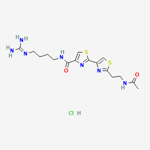 molecular formula C16H24ClN7O2S2 B1212786 Acetyldipeptide B2 CAS No. 88169-58-8