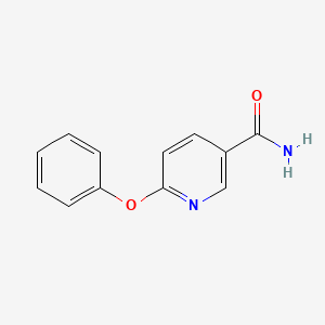 molecular formula C12H10N2O2 B12127878 6-Phenoxynicotinamide CAS No. 595576-45-7