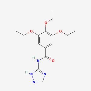 3,4,5-triethoxy-N-(1H-1,2,4-triazol-5-yl)benzamide