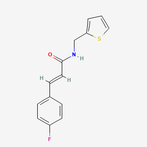 3-(4-fluorophenyl)-N-(2-thienylmethyl)acrylamide