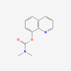 molecular formula C12H12N2O2 B12127976 quinolin-8-yl N,N-dimethylcarbamate 