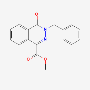 molecular formula C17H14N2O3 B12128055 Methyl 3-benzyl-4-oxo-3,4-dihydrophthalazine-1-carboxylate 