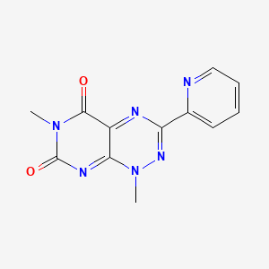 1,6-Dimethyl-3-(2-pyridinyl)pyrimido[5,4-e][1,2,4]triazine-5,7-dione