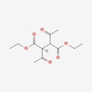 molecular formula C12H18O6 B1212821 Diethyl 2,3-diacetylsuccinate CAS No. 2049-86-7