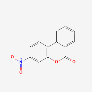 molecular formula C13H7NO4 B1212822 3-Nitro-6H-benzo[c]chromen-6-one CAS No. 6638-64-8