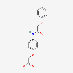 N-(Phenoxyacetyl)-4-aminophenoxyacetic acid