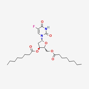 molecular formula C25H39FN2O7 B1212827 Fdurd-C8 CAS No. 3415-70-1