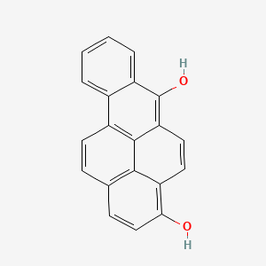 molecular formula C20H12O2 B1212835 Benzo(a)pyrene-3,6-diol CAS No. 63148-10-7