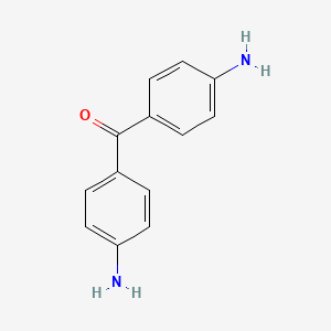 molecular formula C13H12N2O B1212843 4,4'-二氨基二苯甲酮 CAS No. 611-98-3
