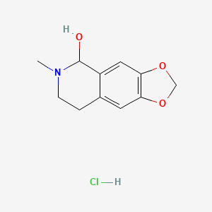 molecular formula C11H14ClNO3 B1212846 Hydrastinine Hydrochloride CAS No. 4884-68-8