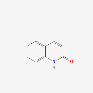 molecular formula C10H9NO B1212852 4-Methylquinolin-2-ol CAS No. 607-66-9