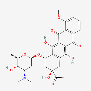molecular formula C29H33NO10 B1212860 N,N-Dimethyldaunorubicin 