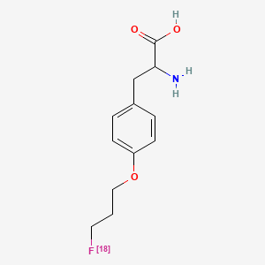 molecular formula C12H16FNO3 B1212868 O-(3-[18F]Fluoropropyl)-L-tyrosine 