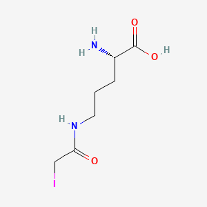 N(sup 5)-(Iodoacetyl)-L-ornithine