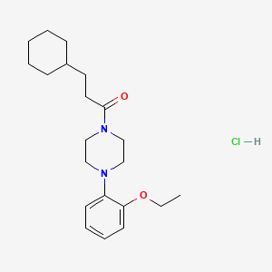 4-(3-Cyclohexylpropionyl)-1-(2-ethoxyphenyl)piperazine