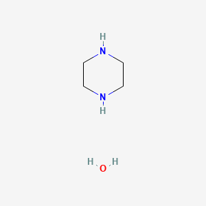 molecular formula C4H12N2O B1212899 Piperazine hydrate CAS No. 16832-43-2