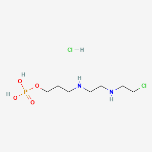 N-(2-Chloroethyl)-N'-(3-phosphopropyl)ethylenediamine