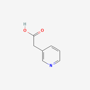 molecular formula C7H7NO2 B1212914 3-Pyridineacetic acid CAS No. 501-81-5