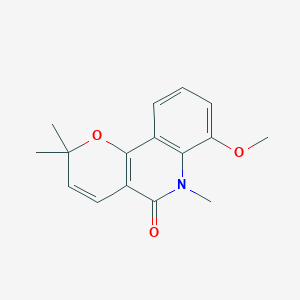 molecular formula C16H17NO3 B121292 Zanthobungeanine 