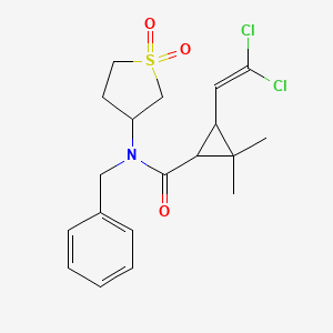 molecular formula C19H23Cl2NO3S B12129271 C19H23Cl2NO3S 