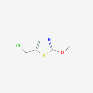 molecular formula C5H6ClNOS B121293 5-(Chloromethyl)-2-methoxy-1,3-thiazole CAS No. 937655-07-7