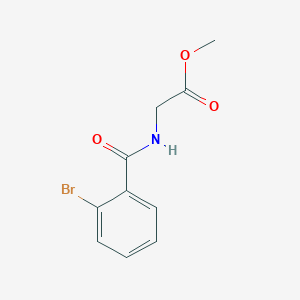 molecular formula C10H10BrNO3 B12129319 Methyl [(2-bromobenzoyl)amino]acetate 
