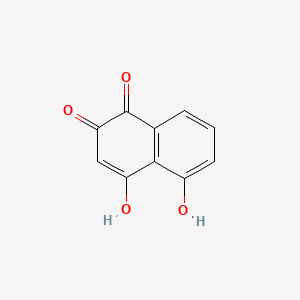 molecular formula C10H6O4 B1212935 2,5-Dihydroxynaphthalene-1,4-dione CAS No. 4923-55-1