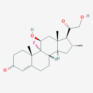 molecular formula C22H31FO4 B121294 1,2-Dihydro Desoxymetasone CAS No. 432-54-2