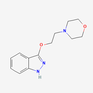 3-(beta-Morpholinoethoxy)-1H-indazole