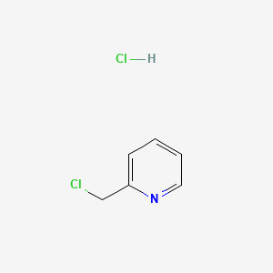 molecular formula C6H7Cl2N B1212944 2-(Chloromethyl)pyridinehydrochloride CAS No. 6959-47-3