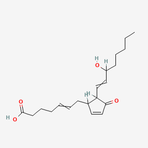 7-[5-(3-Hydroxyoct-1-enyl)-4-oxocyclopent-2-en-1-yl]hept-5-enoic acid