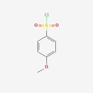 molecular formula C7H7ClO3S B1212957 4-Methoxybenzenesulfonyl chloride CAS No. 98-68-0
