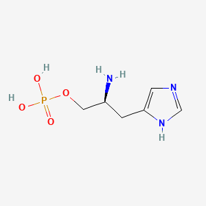 molecular formula C6H12N3O4P B1212966 l-Histidinol phosphate CAS No. 25679-93-0
