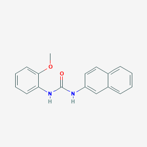 molecular formula C18H16N2O2 B1212980 1-(2-Methoxyphenyl)-3-naphthalen-2-ylurea CAS No. 251917-79-0