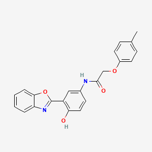 N-(3-Benzooxazol-2-yl-4-hydroxy-phenyl)-2-p-tolyloxyacetamide