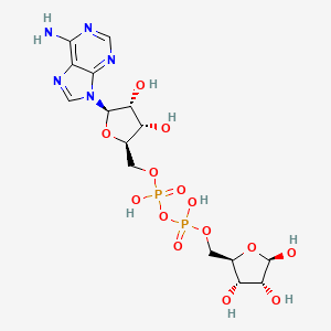 molecular formula C15H23N5O14P2 B1212986 ADP-ribose 