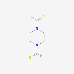 molecular formula C6H10N2S2 B012130 Piperazine-1,4-dicarbothialdehyde CAS No. 106712-06-5