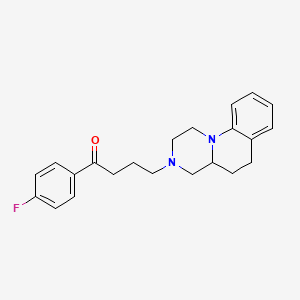 molecular formula C22H25FN2O B1213002 Centpyraquin 