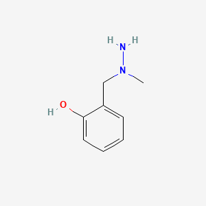 molecular formula C8H12N2O B1213014 N-(2-Hydroxybenzyl)-N-methylhydrazine CAS No. 5638-98-2