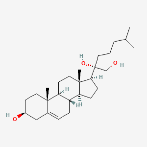 molecular formula C27H46O3 B1213015 20,21-Dihydroxycholesterol CAS No. 26273-31-4