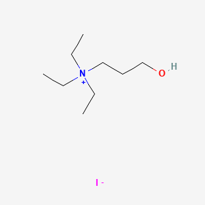 molecular formula C9H22INO B1213020 n,n,n-Triethyl-3-hydroxypropan-1-aminium iodide CAS No. 53875-77-7