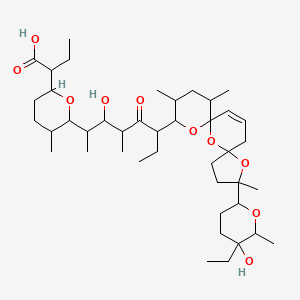 molecular formula C42H70O10 B1213029 20-Deoxysalinomycin CAS No. 64003-50-5