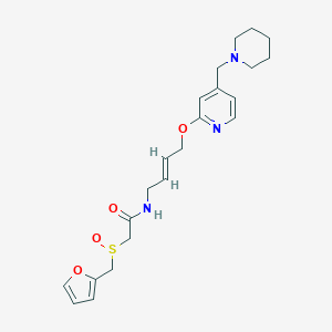 molecular formula C22H29N3O4S B121303 rac trans-Lafutidine CAS No. 206449-94-7