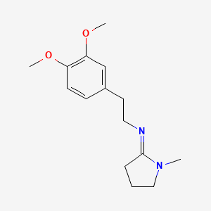 molecular formula C15H22N2O2 B1213034 Mixidine CAS No. 27737-38-8