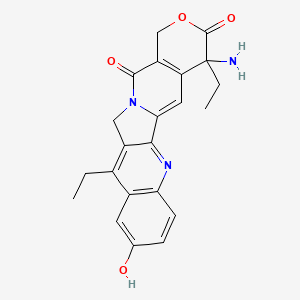 molecular formula C22H21N3O4 B1213054 Et-OH-Deoxyamino-C CAS No. 126266-01-1